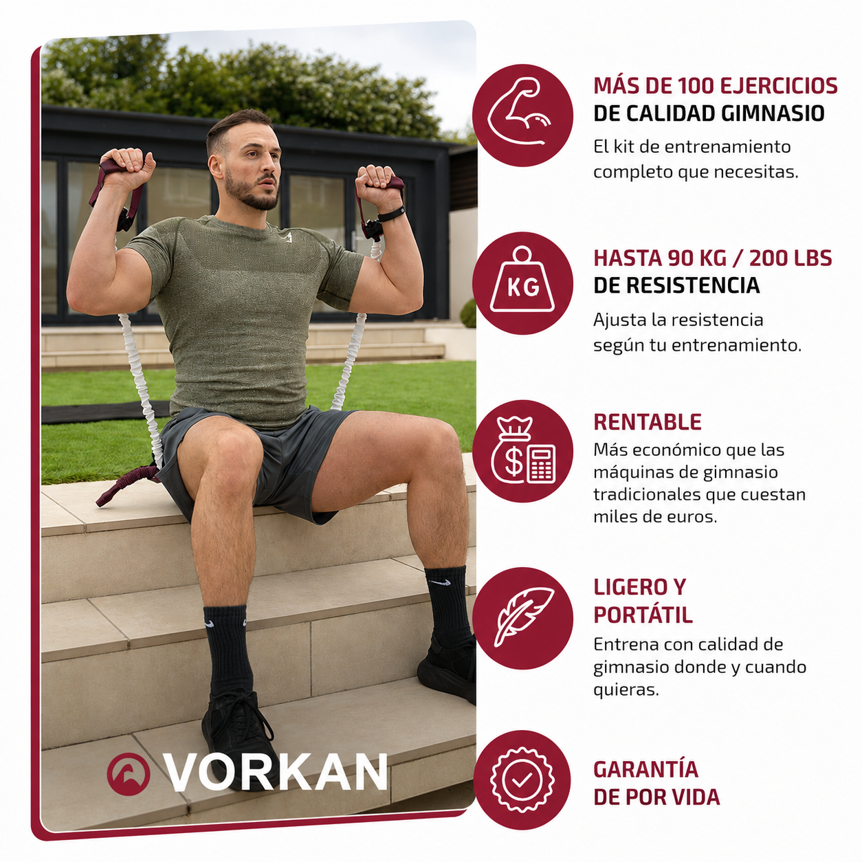 Kit Multigimnasio de Bandas y Barra 2.0